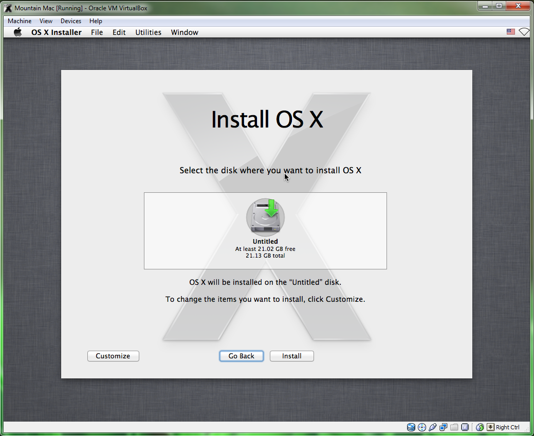 free mac os for virtualbox